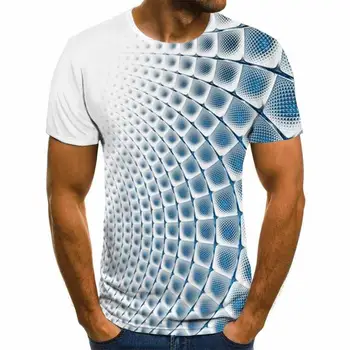 Trimatis Išmaišykite Men 'S T -Shirt 3d Spausdinimo Vasarą, O Apykaklė Kasdien Atsitiktinis Juokingi Marškinėliai Mados Vyrams Ir Moterims