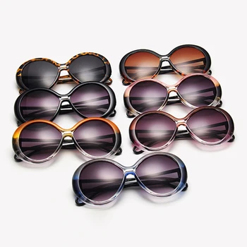Tuščiaviduriai iš PC rėmo apvalūs akiniai nuo saulės Moterims, negabaritinių mados photochromic saulės akiniai Atspalvių vyrų vairavimo akiniai, akiniai UV400