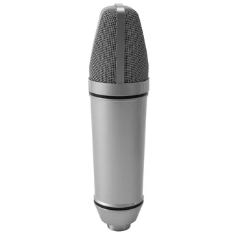 U87 Mikrofonas Balso Mikrofonas Metalo Mini pagrindinio Prietaiso Kondensatoriaus Mikrofonas Gyventi Mikrofonas Live/Rodyti,Balta