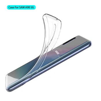 Ultra plonas Aiškiai Samsung Galaxy S8 S9 S10 S20 S21 Plius S10E Pastaba 8 9 10 20 Ultra A51 A71 A70 Minkštos TPU Galinį Dangtelį Atveju