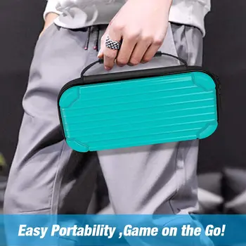 Ultra Slim Portable Hard Shell Dėklas Kelionių Žaidimas Krepšys, lagaminas Su 10 Žaidimo Kortelės Laikiklį, Įjunkite Lite Konsole Priedai