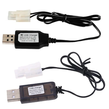 USB Įkroviklio 6 V Ni-Cd, Ni-MH Baterija, Įvesties AC 110V-240V Išėjimo 6 V 250mA Su Tamiya KET-2P Kištukas RC Žaislas