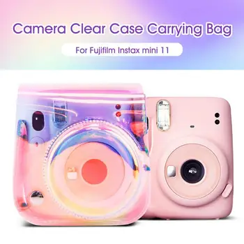 Už Fujifilm Instax Mini 11 Fotoaparato Krepšys Minkštas Silikoninis Kaučiukas Apsaugos Fotoaparato Korpuso Dangtelį Atveju