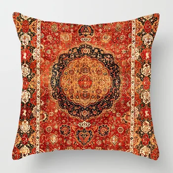 Užvalkalas Padengti Turkija Stiliaus persų Lino Kilimų Dažymo Pagalvėlės Dangtis Sofa-lova, Miegamojo Namų Dekoro Pagalvių užvalkalai 45x45cm