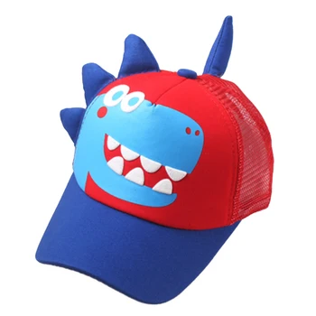 Vaikų skrybėlės pavasario naujagimį, animacinių filmų dinozaurų kepurės mergaitėms, skydeliai berniukų beisbolo kepurės Snapback Hip-Hop Skrybėlę