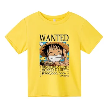 Vasaros Berniukų Atsitiktinis Anime 4-14T Vienas Gabalas Spausdinti Vaikas trumpomis Rankovėmis T-Shirt
