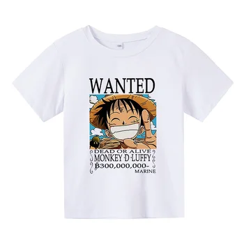 Vasaros Berniukų Atsitiktinis Anime 4-14T Vienas Gabalas Spausdinti Vaikas trumpomis Rankovėmis T-Shirt