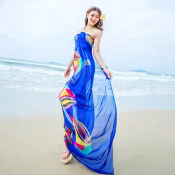 Vasarą Karšta, Pardavimas Super Didelis Pareo Šilko Skara Paplūdimio Sarongas Šifono Suknelė Paplūdimio Bikini Padengti Iki Apvyniokite Šaliku Saulės Paplūdimio