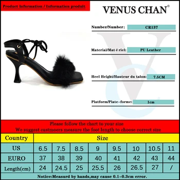 Venera Chan 2021 Naujas Moterų Sandalai Seksualus Atidaryti Tne Pūkuotas Kailis Vasarą Aukštos Obcasie Sandalai Ponios Vestuvių Striptizo Batai ir Pagalvių Rinkinys
