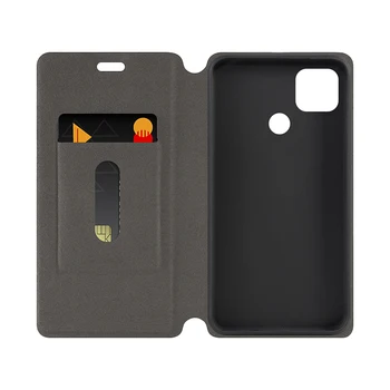 Verslo Drobės Atveju ITEL P36 Pro Flip Case Cover Odinis Minkštas Silikoninis Atramą Padengti ITEL Vizija 