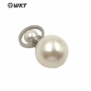 WT-JP222 Unikalūs Papuošalai Pakabukas Kvepalų Buteliuko Formos Perlų Pakabukas Aukštos Kokybės Baltas Perlas Pakabukas Kinija Dizainas