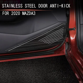 Šoninės durys anti-kick padas nerūdijančio plieno stabdžių-kick padas nerūdijančio plieno, dekoratyviniai lipdukai Mazda3 AXELA 