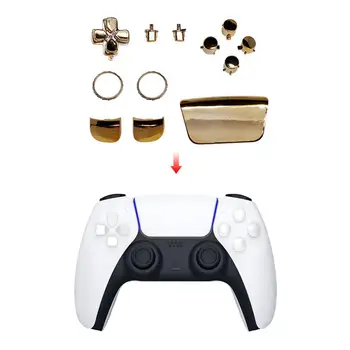 Žaidimų pulto Mygtukus Dalys PS5 Žaidimų Valdiklis Pakeisti Priekiniai Dekoratyvinės Juostelės Touch Pad Padengti Mygtukai PlayStation 5